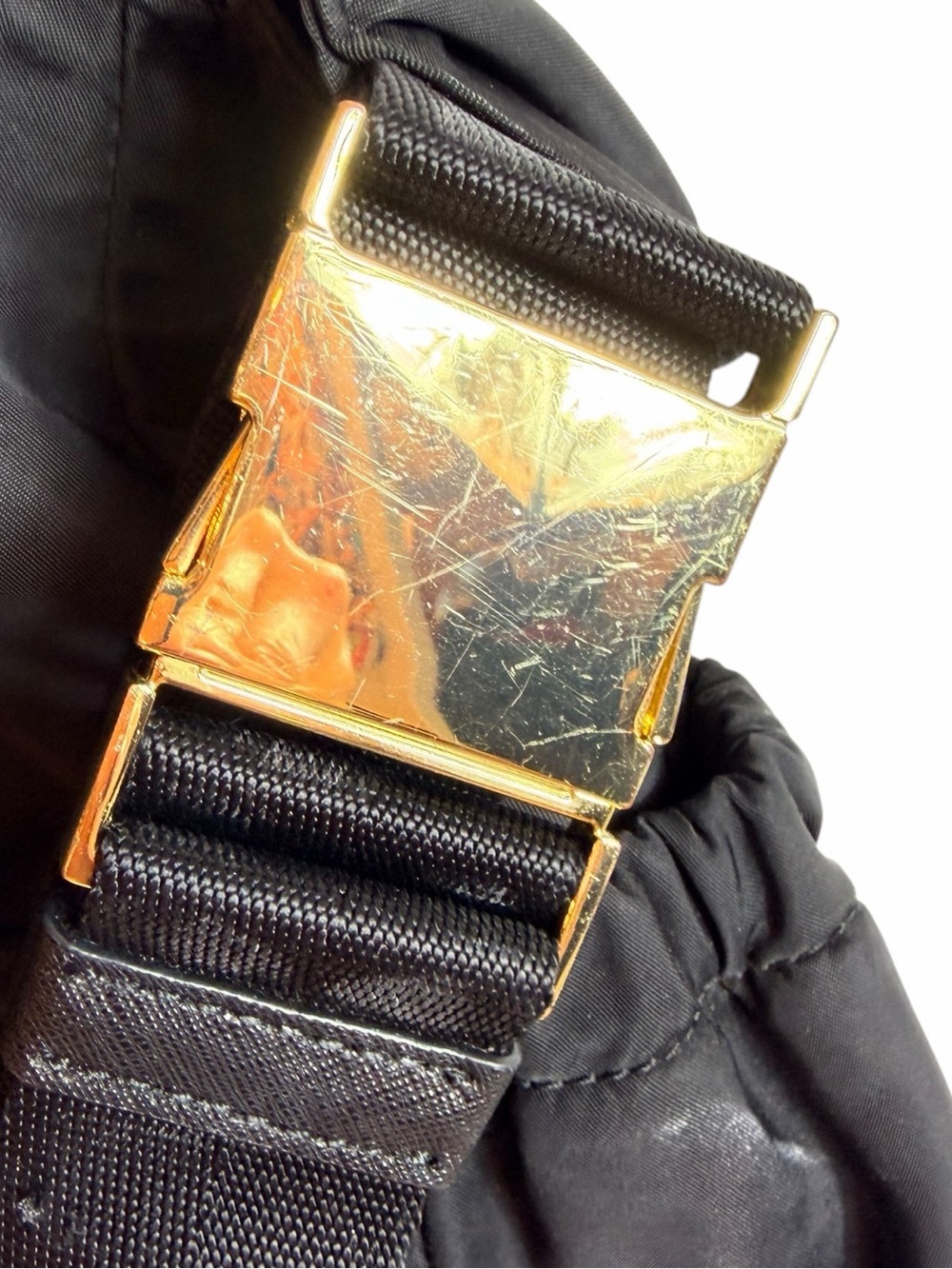 Tory Burch Scout Black Nylon Work Tote Crossbody Gold Hardware w/ TB Dust Cover - Picture 9 of 16